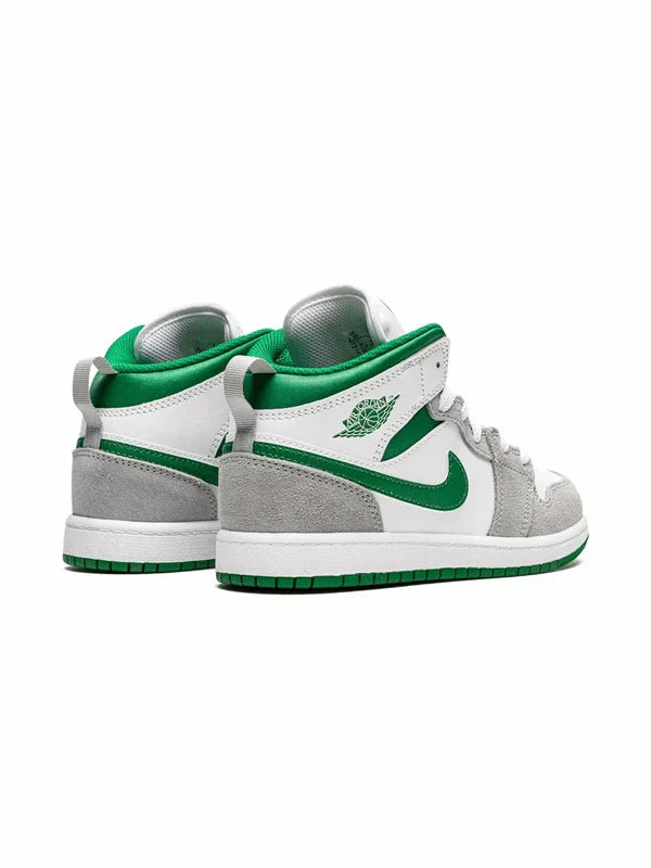 Jordan 1 Mid SE "Grey/Green" sneakers
