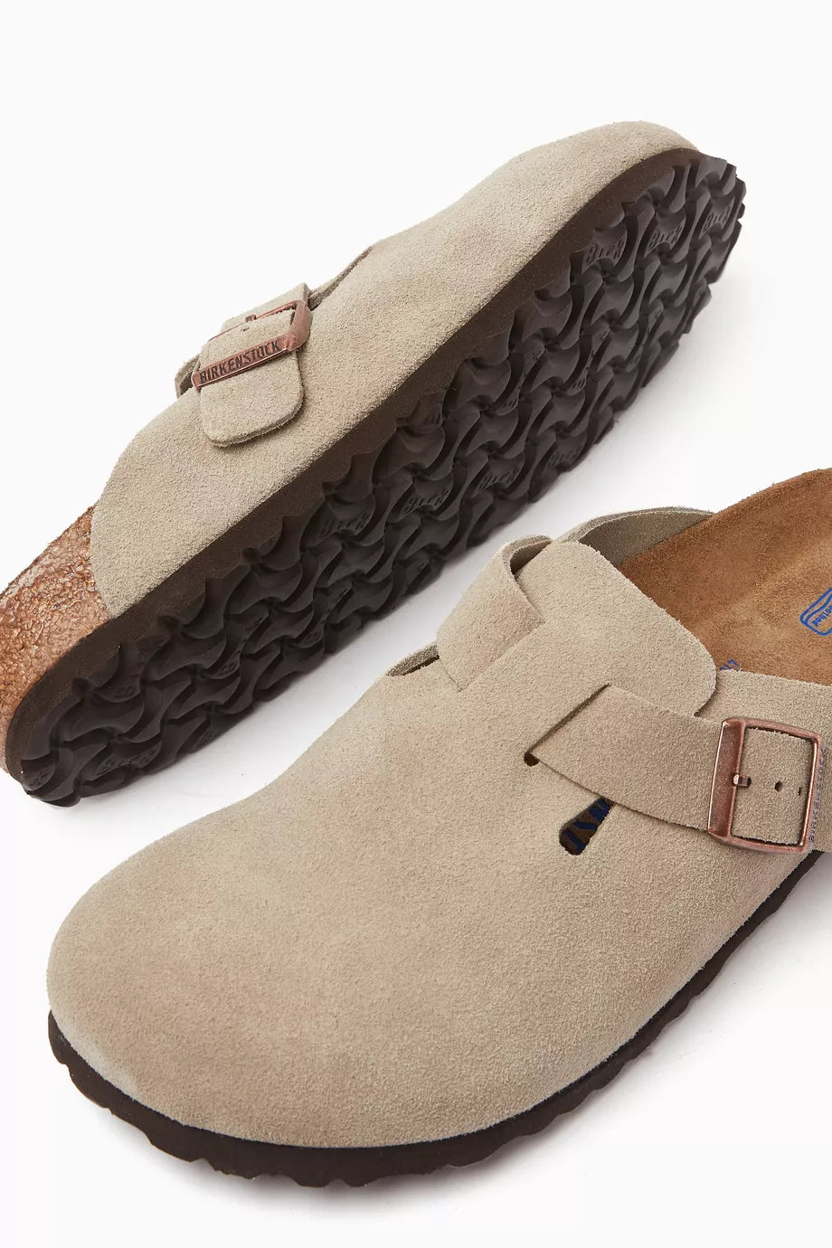 Boston Suede Leather 'Taupe'