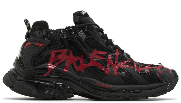 Balenciaga Runner Sneaker 'Graffiti - Black Red'