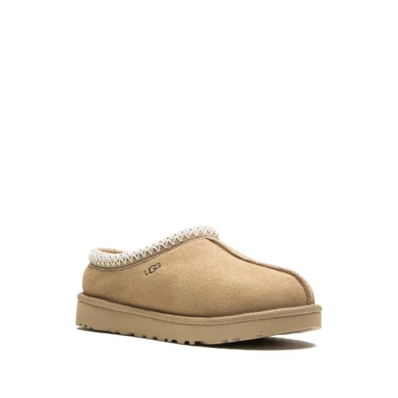UGG   “Tasmen   Beige"   suede   slippers