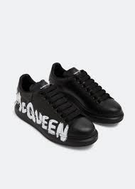 alexander mcqueen oversized graffiti sneakers