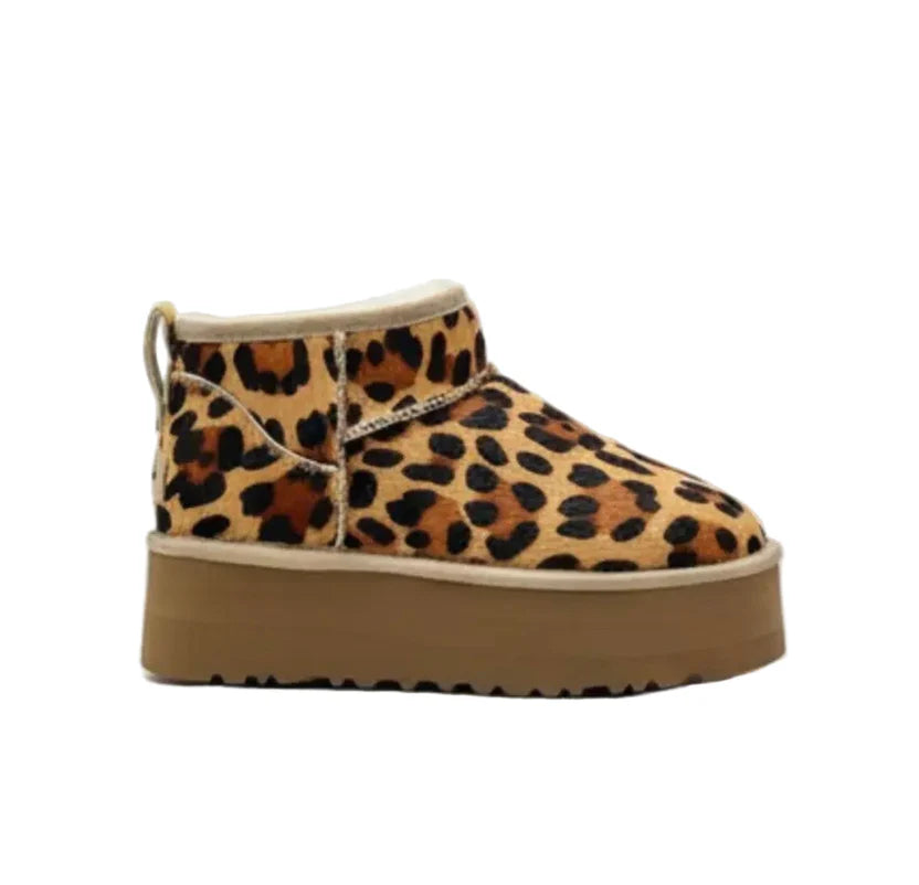 UGG Renato Garini Suede Botins Leopardo