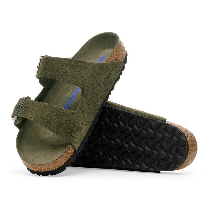 BIRKENSTOCK ARIZONA VEGAN MICROFIBER DESERT DUST THYME