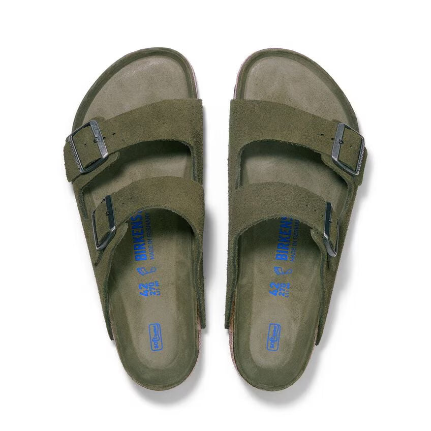 BIRKENSTOCK ARIZONA VEGAN MICROFIBER DESERT DUST THYME