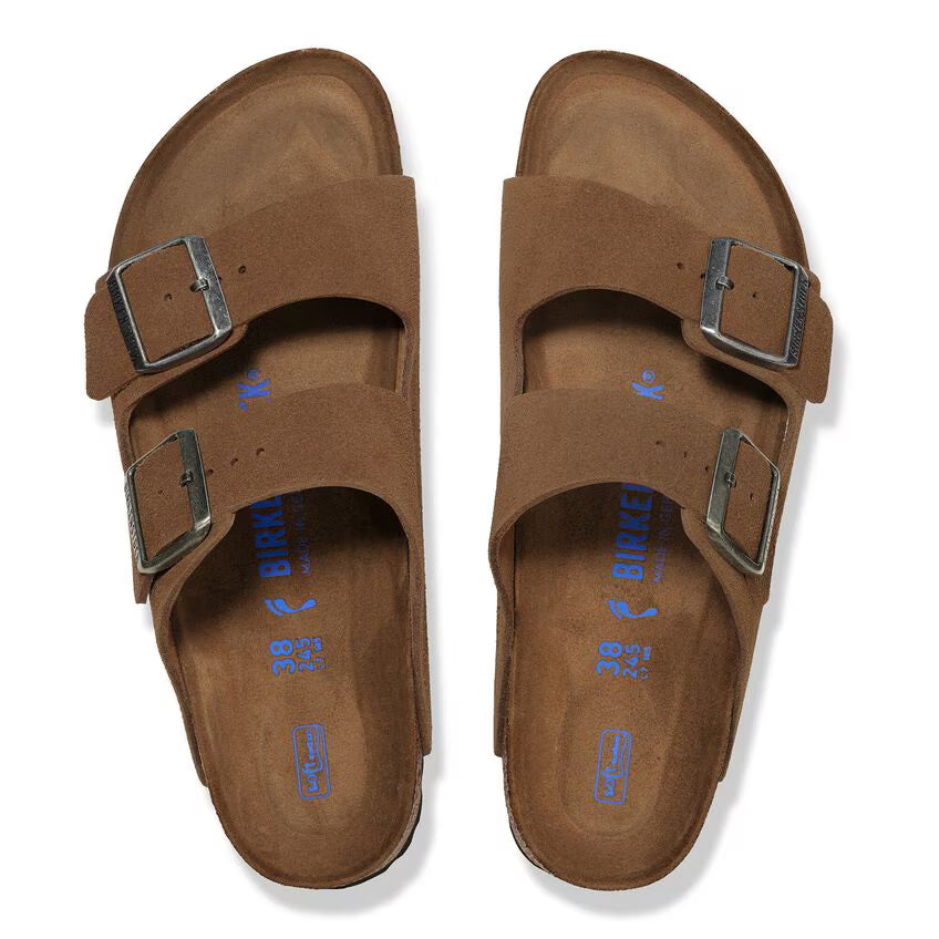 Birkenstock Arizona Soft Footbed Suede Taupe