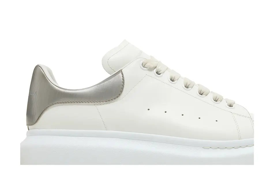 Alexander McQueen Oversized Sneaker 'White Metallic Platinum'