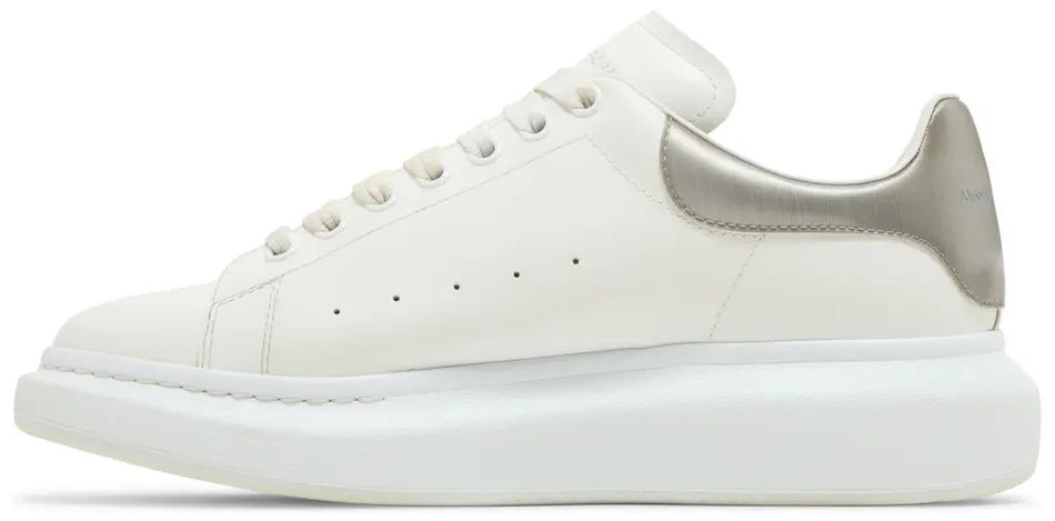 Alexander McQueen Oversized Sneaker 'White Metallic Platinum'