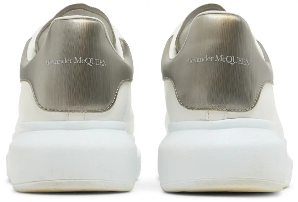 Alexander McQueen Oversized Sneaker 'White Metallic Platinum'