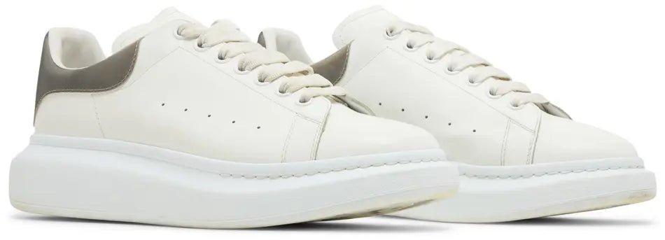 Alexander McQueen Oversized Sneaker 'White Metallic Platinum'
