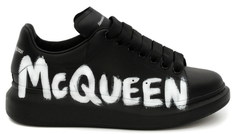alexander mcqueen oversized graffiti sneakers