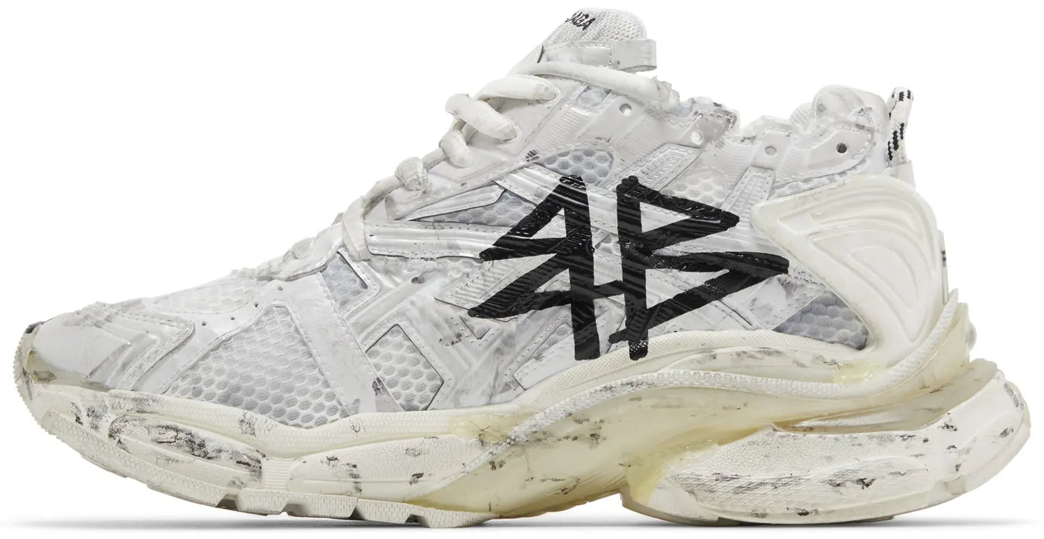 Balenciaga Runner Sneaker 'Graffiti - White Black'