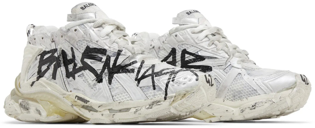 Balenciaga Runner Sneaker 'Graffiti - White Black'