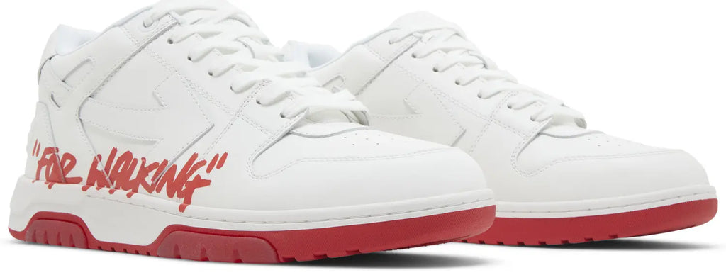 Off-White Out of Office Low 'For Walking - White Red' 2023