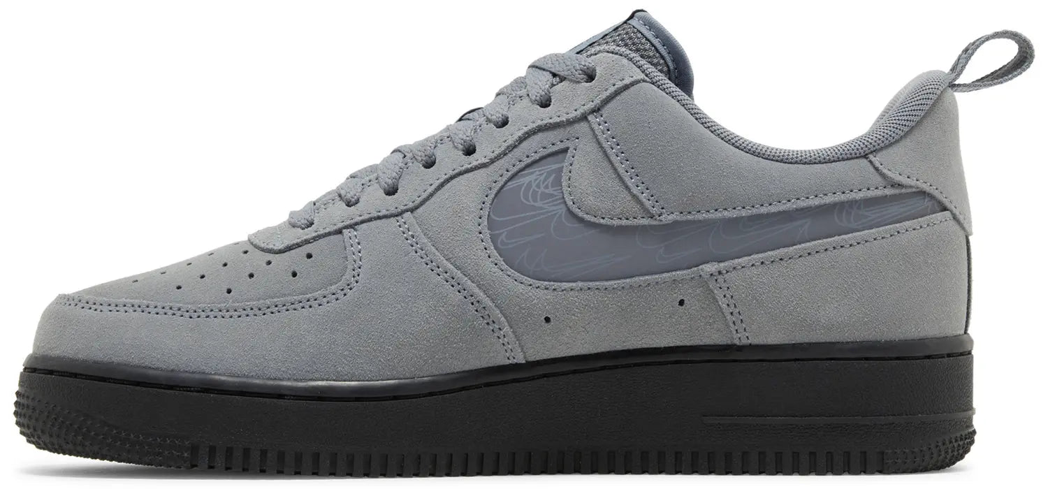 Air Force 1 '07 LV8 'Reflective Swoosh - Cool Grey'