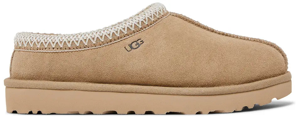 UGG   “Tasmen   Beige"   suede   slippers