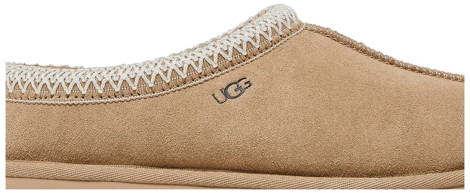 UGG   “Tasmen   Beige"   suede   slippers