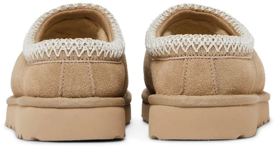 UGG   “Tasmen   Beige"   suede   slippers