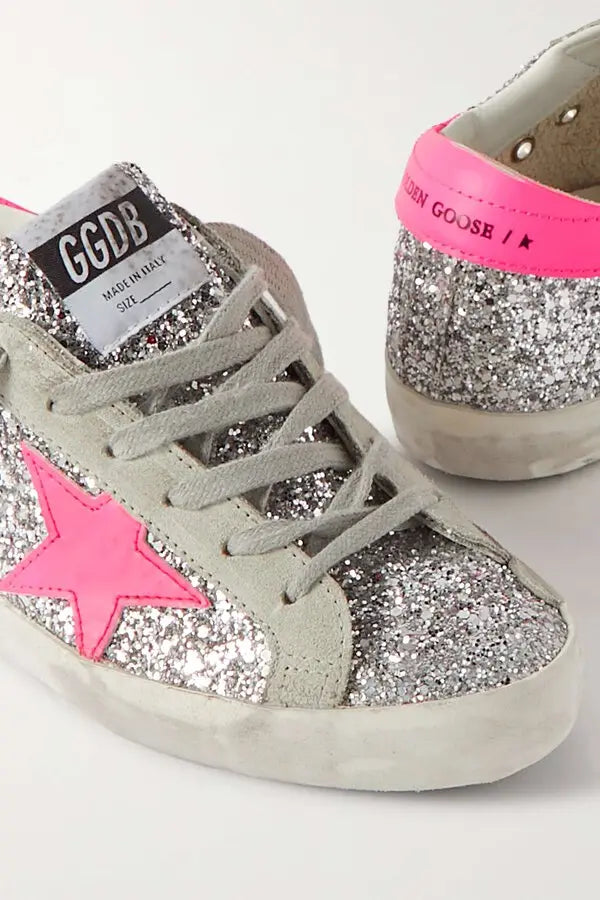 GOLDEN GOOSE Leather Super-Star Sneakers