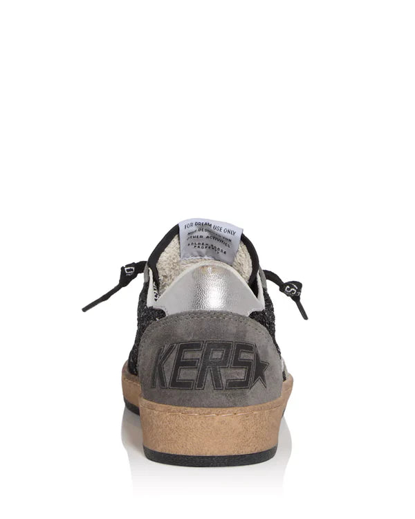 Women's gray and black Ball Star LTD in glitter with Skins