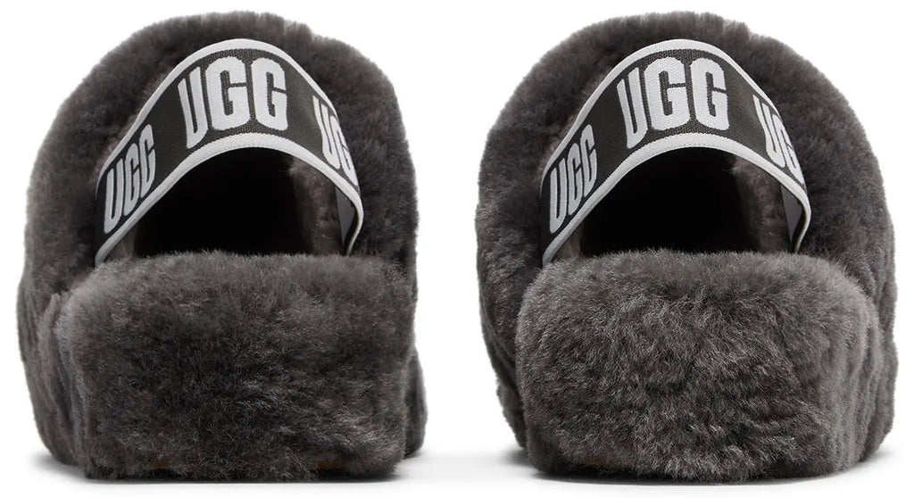 UGG Fluff Yeah Slide Thick Sole Gray