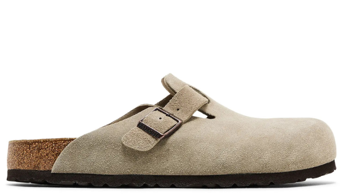 Boston Suede Leather 'Taupe'