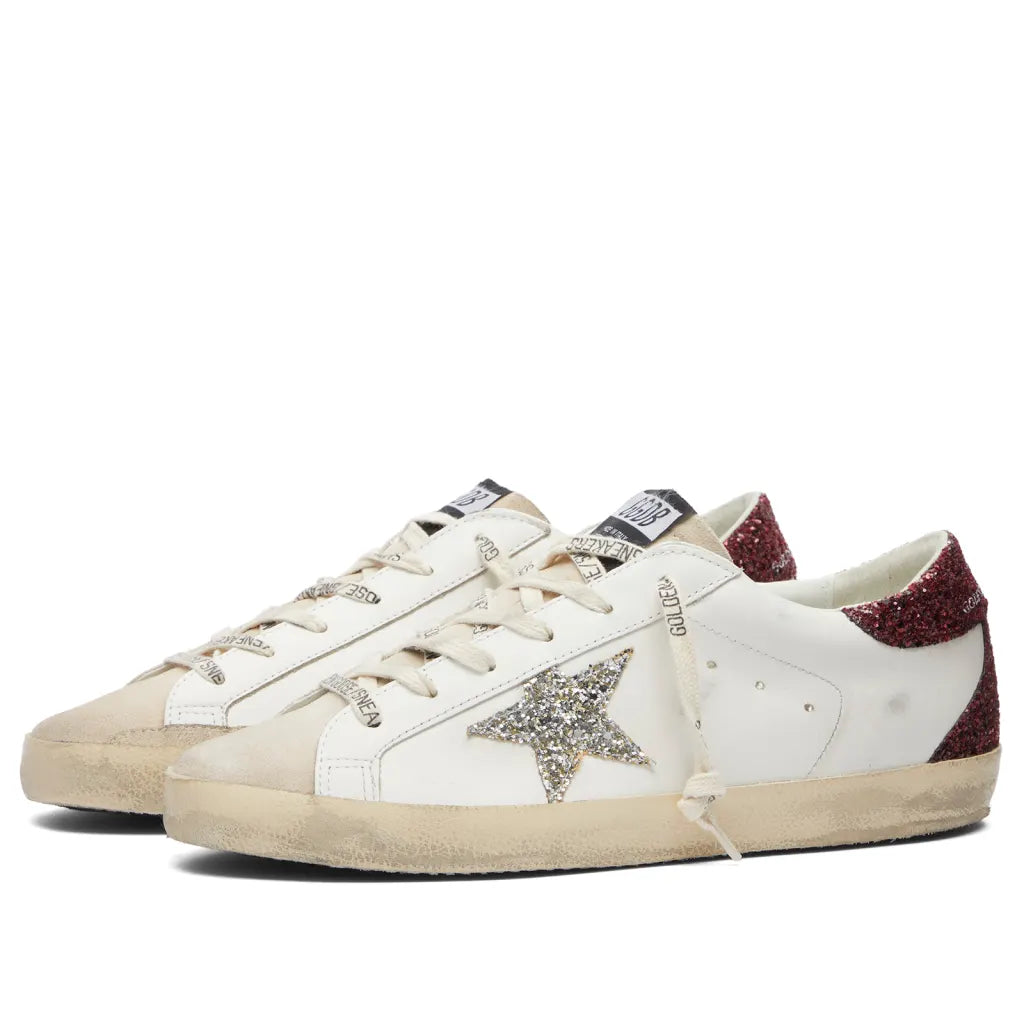 Super-Star Glitter Detail Low Top Sneaker