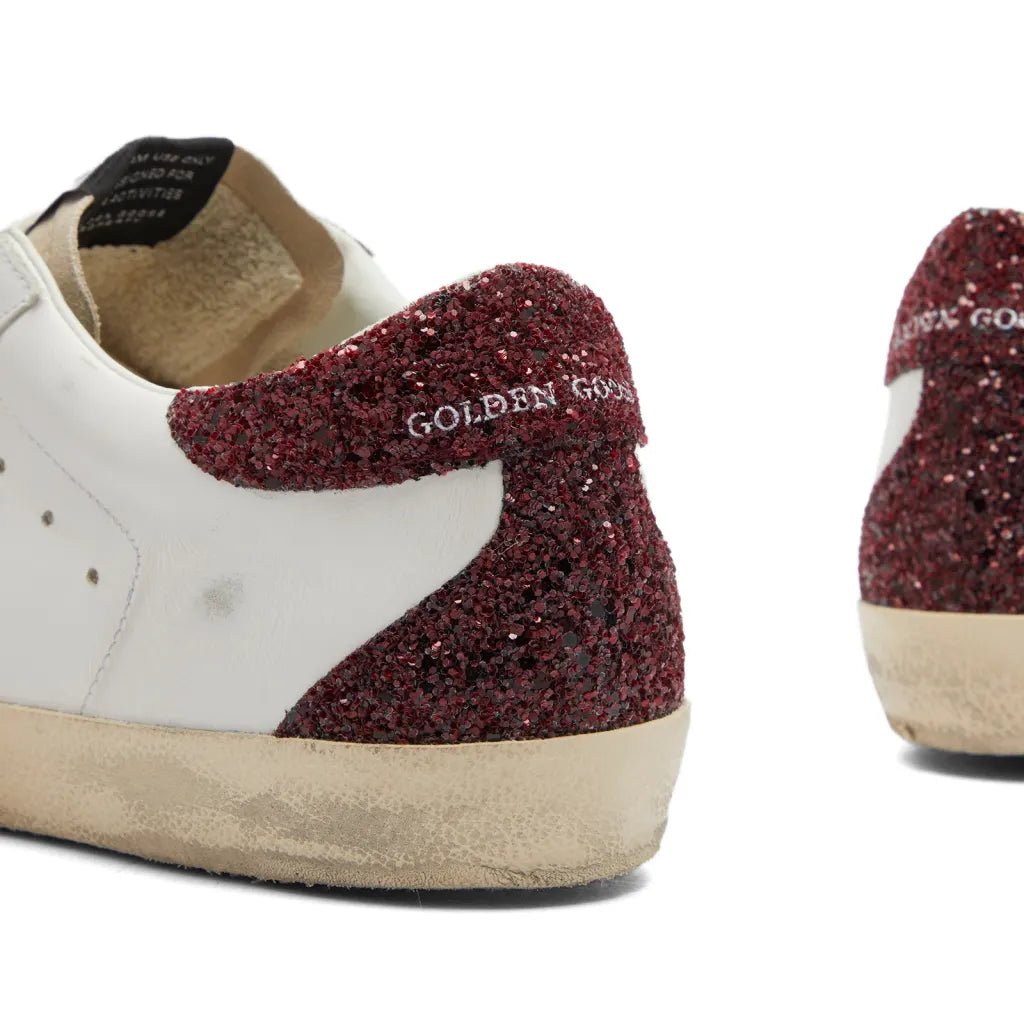 Super-Star Glitter Detail Low Top Sneaker