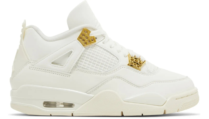 Wmns Air Jordan 4 Retro 'Metallic Gold'