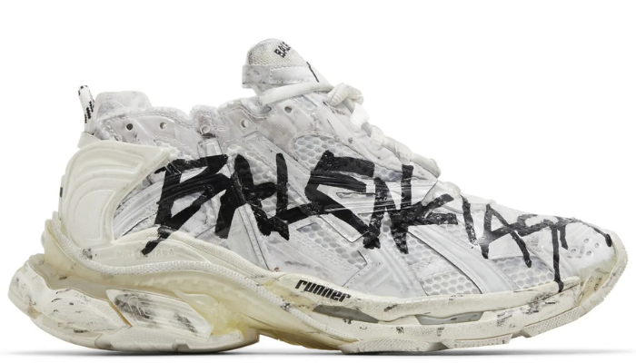 Balenciaga Runner Sneaker 'Graffiti - White Black'