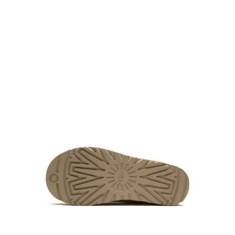 UGG   “Tasmen   Beige"   suede   slippers
