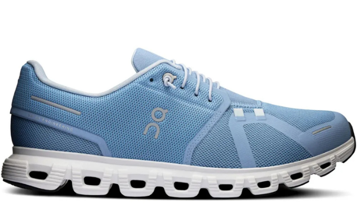 On Running Cloud 5 Chambray White