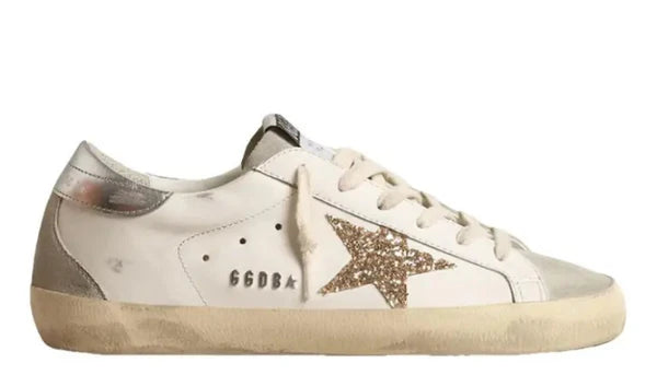 Golden Goose Superstar leather trainers Never worn White, Leather