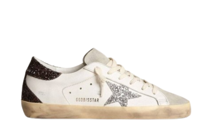 Super-Star Glitter Detail Low Top Sneaker