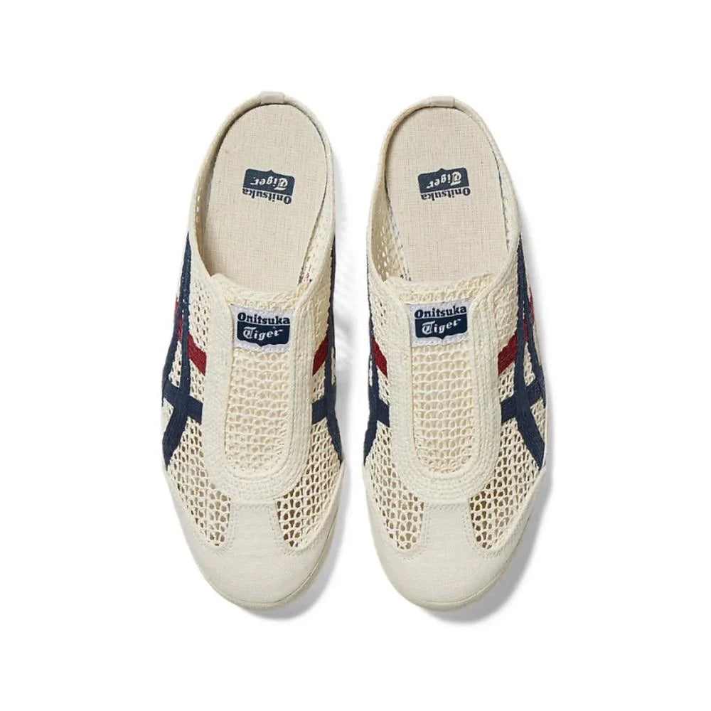ONITSUKA TIGER MEXICO 66 SABOT CREAM MAKO BLUE RED