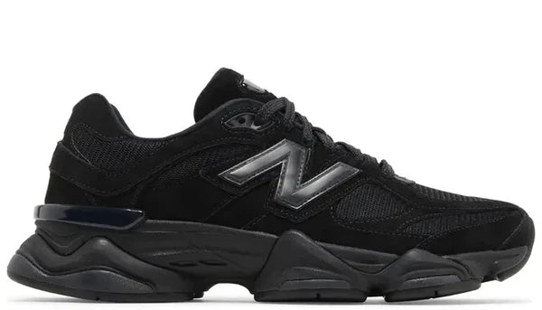 New Balance 9060 'Triple Black Suede' kids