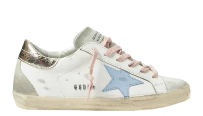 Super Star Sneaker in White, Ice & Platinum