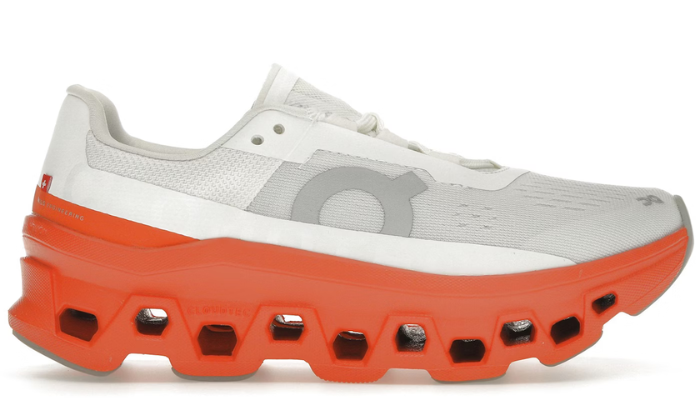 On Running Cloudmonster White Flame