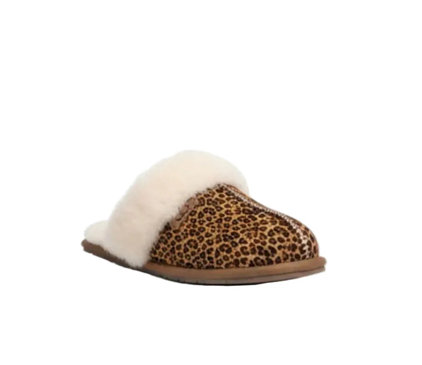 UGG Scuffette II Snow Leopard Slipper