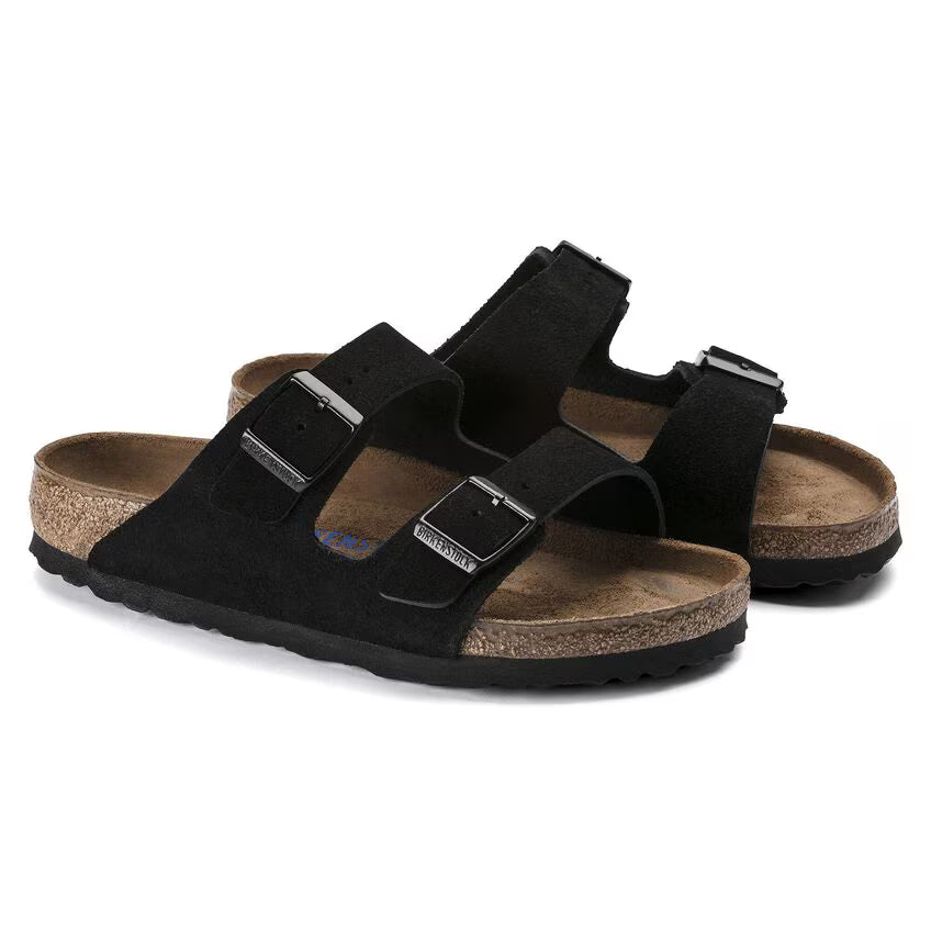 Arizona Soft Footbed Suede Leather Taupe