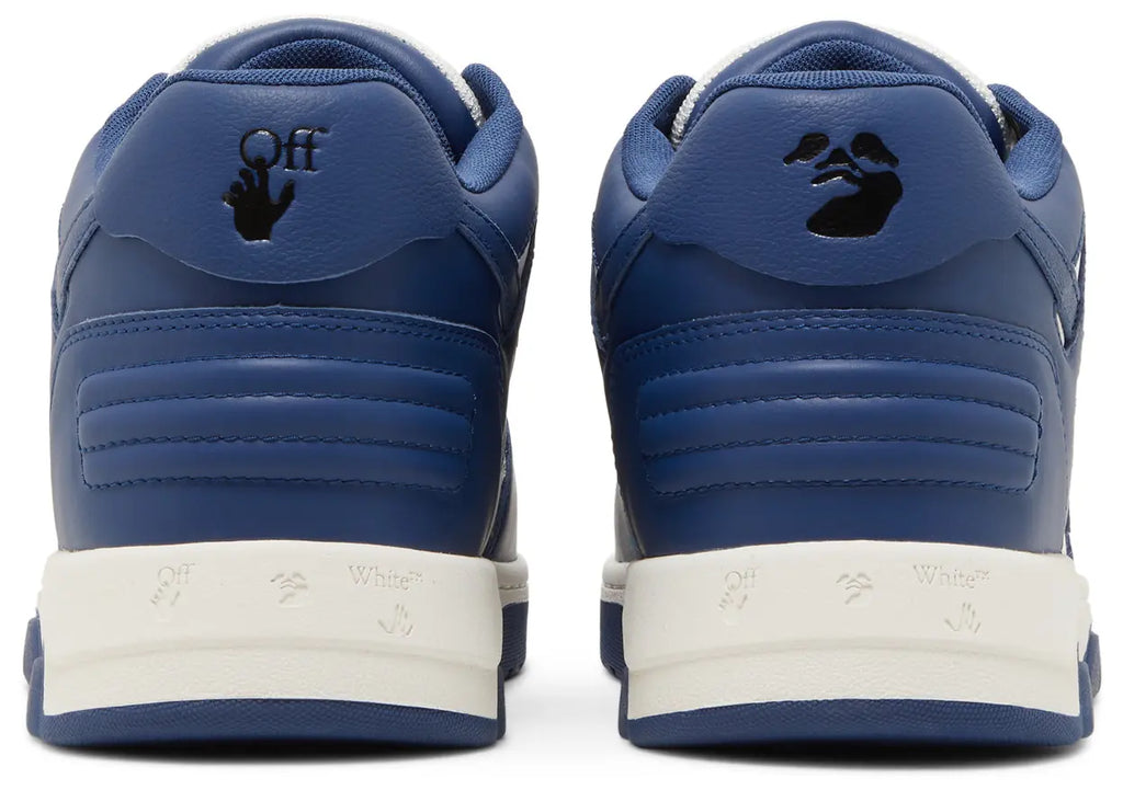 OFF-WHITE Out Of Office "OOO" Low Tops Dark Blue White