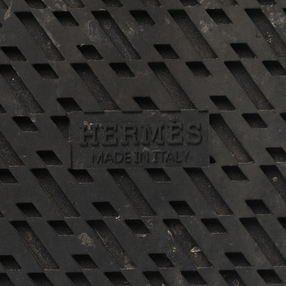 Hermes  Calfskin Womens Chypre Sandals Naturel