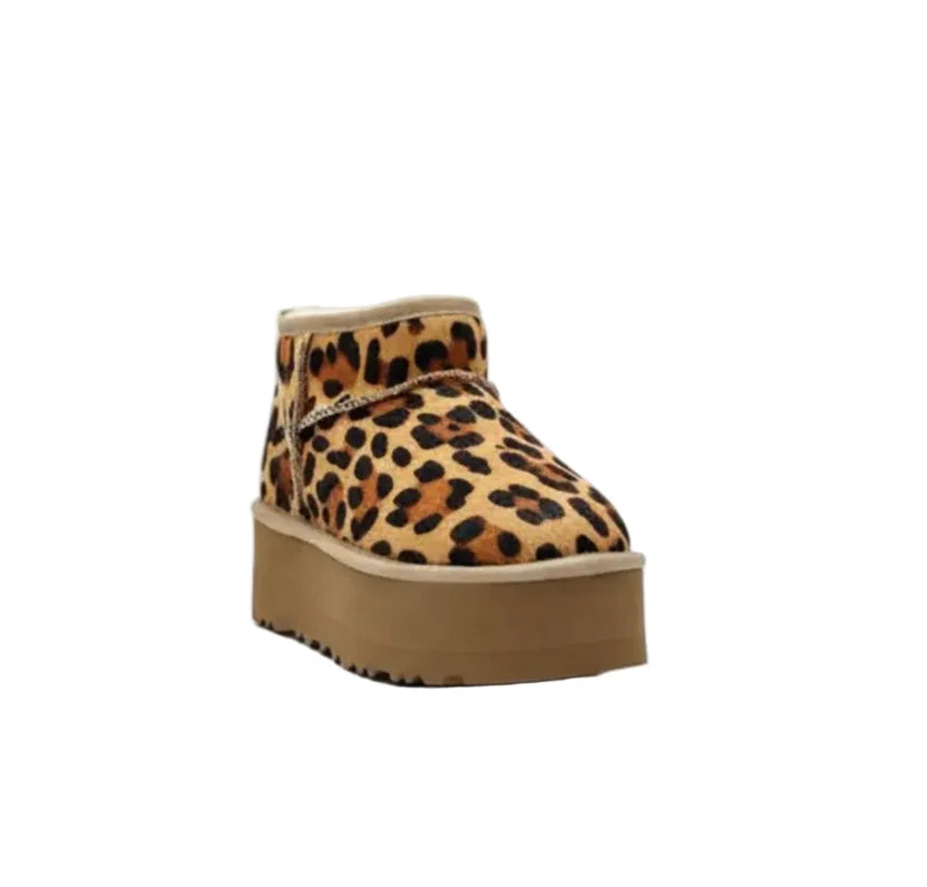 UGG Renato Garini Suede Botins Leopardo