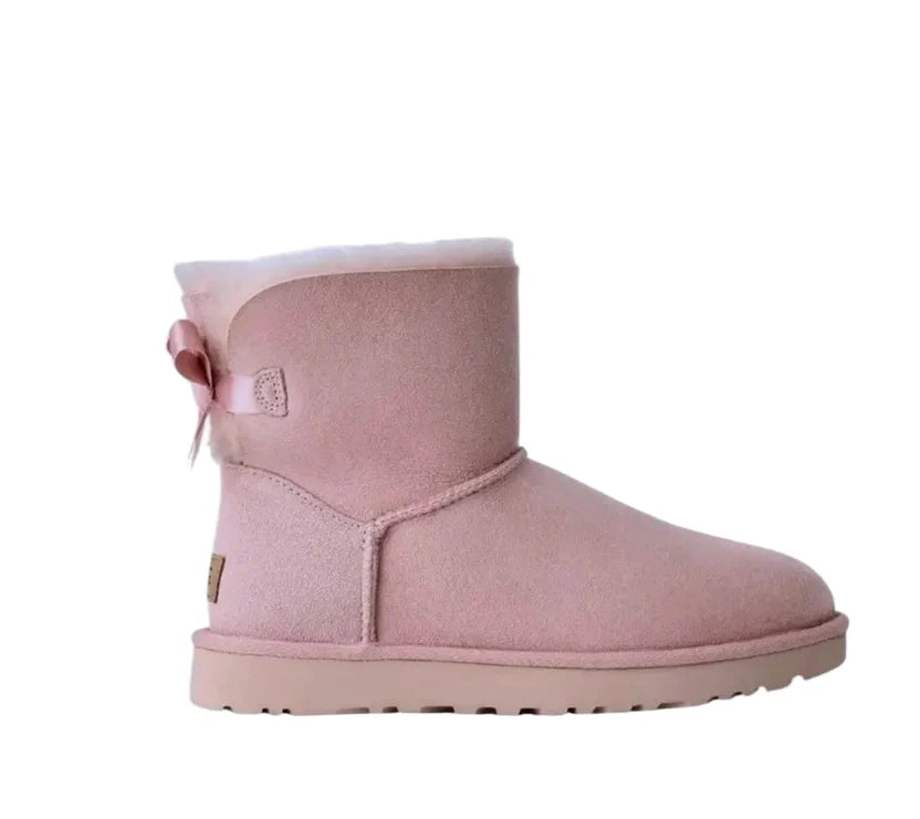 UGG Mini Bailey Bow Pink Boots