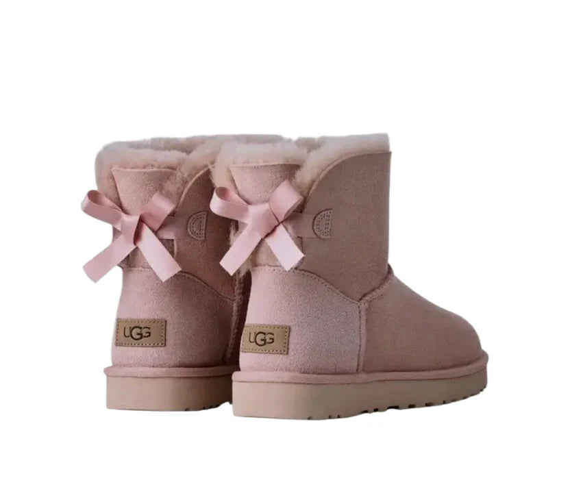 UGG Mini Bailey Bow Pink Boots