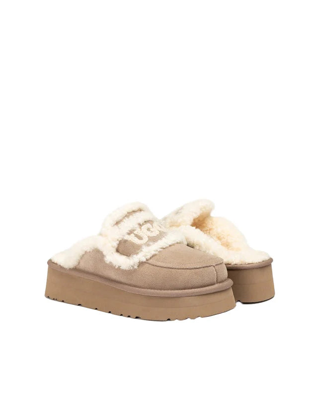 UGG Violet Shearling Platform Slipper