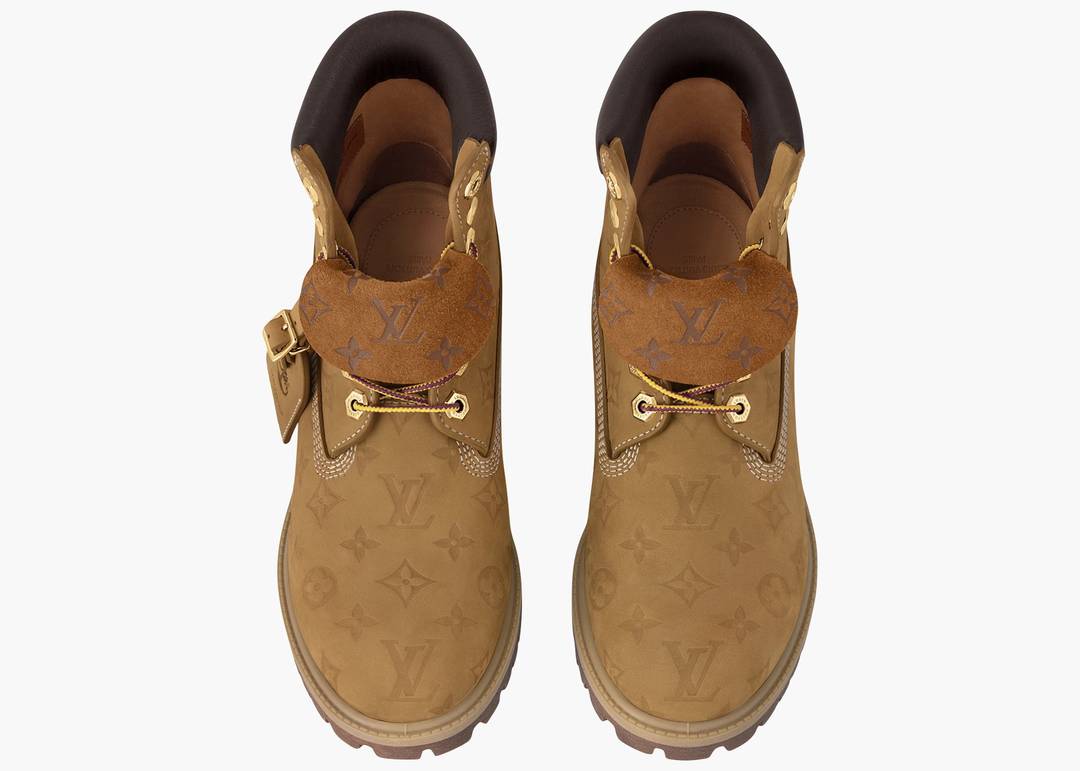 Louis Vuitton x 6 Inch Ankle Boot 'Embossed Monogram - Wheat'