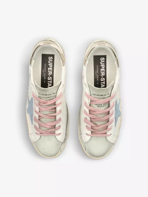 Super Star Sneaker in White, Ice & Platinum