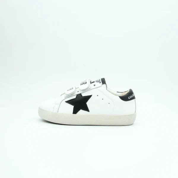 Kids Golden Goose Super Star (White*Black Star)