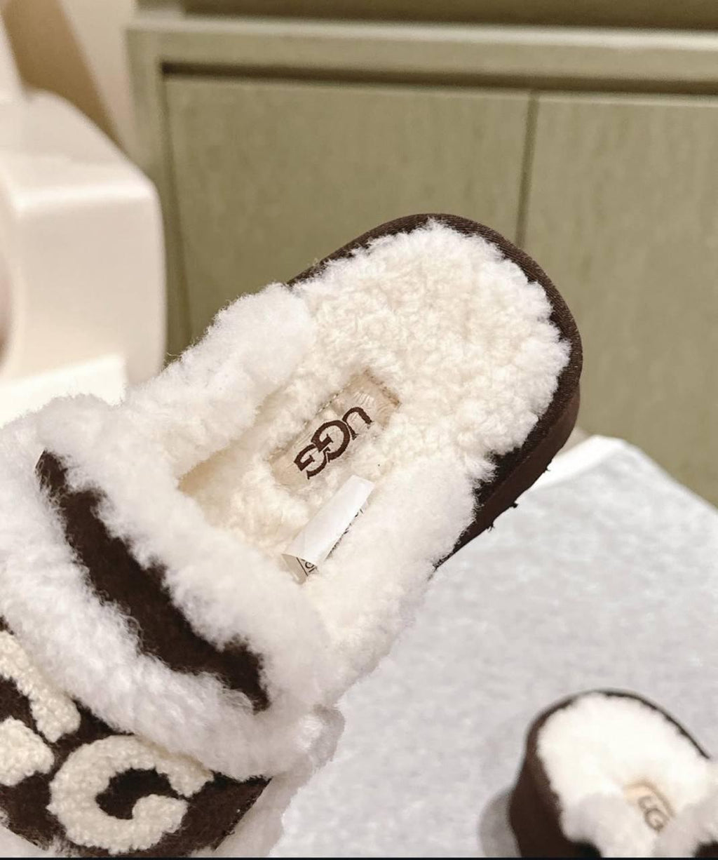 UGG Violet Shearling Platform Slipper