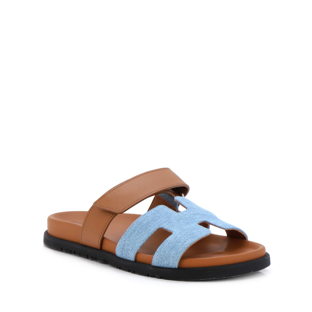Hermès Chypre leather sandal